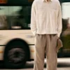 Jogginghose aus Leinenmischung Jogginghose aus Leinenmischung