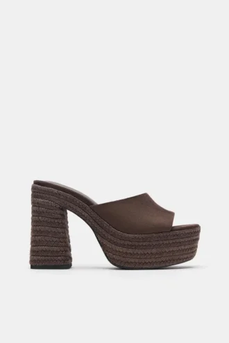 Jute-Plateauschuhe