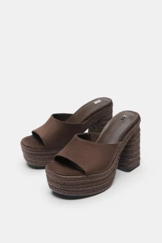 Jute-Plateauschuhe