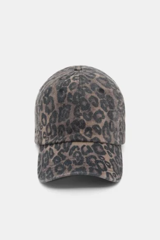 Kappe mit Leopardenmuster
