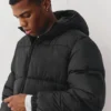 Kapuzen-Daunen-Jacke