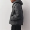 Kapuzen-Daunen-Jacke