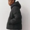 Kapuzen-Daunen-Jacke