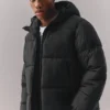 Kapuzen-Daunen-Jacke