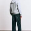 Kapuzen-Sweatshirt mit Reißverschluss und Text