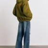 Kapuzenjacke mit verwaschenen Details