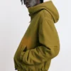 Kapuzenjacke mit verwaschenen Details