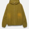 Kapuzenjacke mit verwaschenen Details