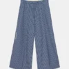 Karierte Hose im Pyjama-Stil mit Abnähern Karierte Hose im Pyjama-Stil mit Abnähern