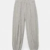 Karierte Hose mit tiefem Schritt