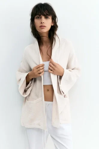 Kimono aus Krepp