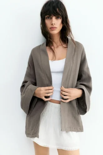 Kimono aus Krepp