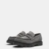 Klobige Leder-Loafer Klobige Leder-Loafer