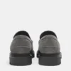 Klobige Leder-Loafer Klobige Leder-Loafer