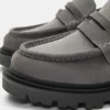 Klobige Leder-Loafer Klobige Leder-Loafer