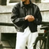 Kunstleder-Jacke mit Knebelverschlüssen