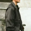 Kunstleder-Jacke mit Knebelverschlüssen