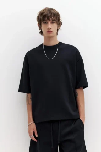 Kurzarm-Interlock-Sweatshirt