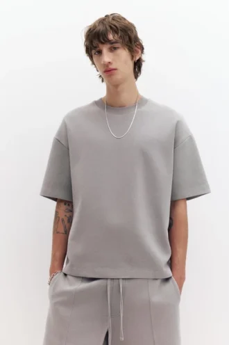 Kurzarm-Interlock-Sweatshirt