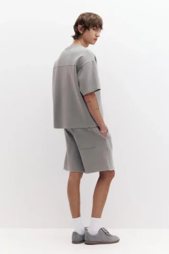 Kurzarm-Interlock-Sweatshirt