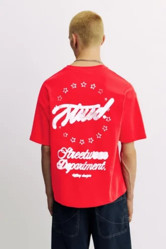 Kurzarm-Sweatshirt aus Interlock