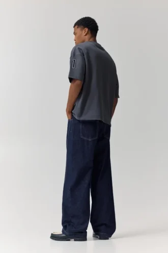 Kurzarm-Sweatshirt mit Aufnähern