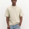 Kurzarm-Sweatshirt mit Grafik
