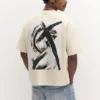 Kurzarm-Sweatshirt mit Grafik