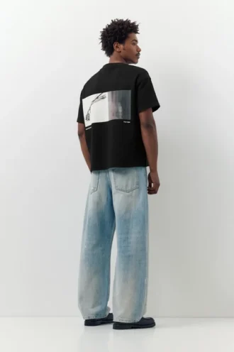 Kurzarm-Sweatshirt mit Grafik