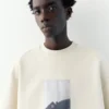 Kurzarm-Sweatshirt mit Grafik