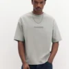 Kurzarm-Sweatshirt mit Slogan