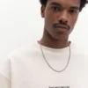 Kurzarm-Sweatshirt mit Slogan
