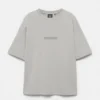 Kurzarm-Sweatshirt mit Slogan