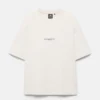 Kurzarm-Sweatshirt mit Slogan