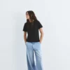 Kurzarm-T-Shirt aus 100 % Baumwolle