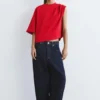 Kurzarm-T-Shirt in Boxy-Passform