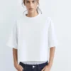 Kurzarm-T-Shirt in Boxy-Passform