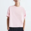 Kurzarm-T-Shirt in Boxy-Passform