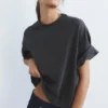 Kurzarm-T-Shirt in Boxy-Passform