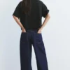Kurzarm-T-Shirt in Boxy-Passform