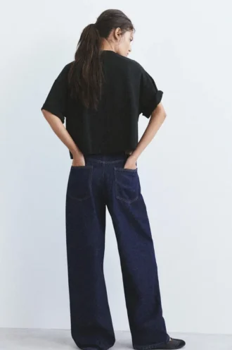 Kurzarm-T-Shirt in Boxy-Passform