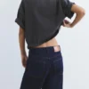 Kurzarm-T-Shirt in Boxy-Passform