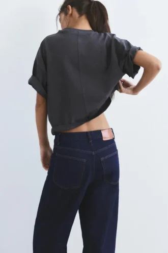 Kurzarm-T-Shirt in Boxy-Passform
