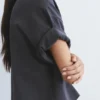 Kurzarm-T-Shirt in Boxy-Passform