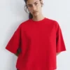 Kurzarm-T-Shirt in Boxy-Passform