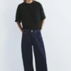 Kurzarm-T-Shirt in Boxy-Passform