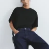 Kurzarm-T-Shirt in Boxy-Passform