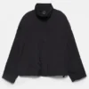Kurze Jacke in Nylon-Optik Kurze Jacke in Nylon-Optik
