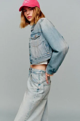 Kurze Jeansjacke