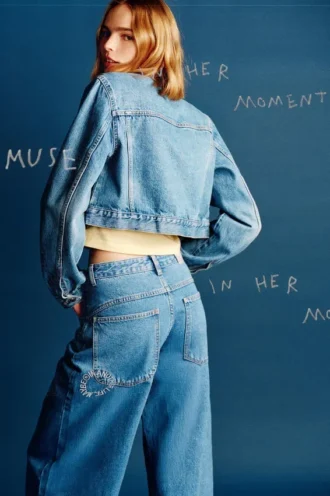 Kurze Jeansjacke